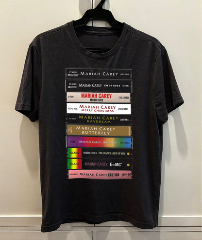 Mariah Carey Albums Cassette Retro Collection Premium Unisex T-Shirt