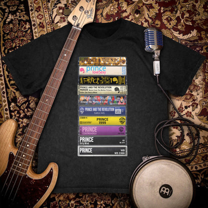 Prince Albums Cassette Retro Collection Premium Unisex T-Shirt