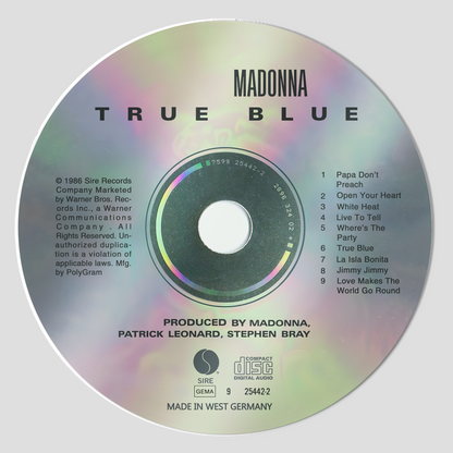 True Blue CD Magnetic Phone Grip - Madonna