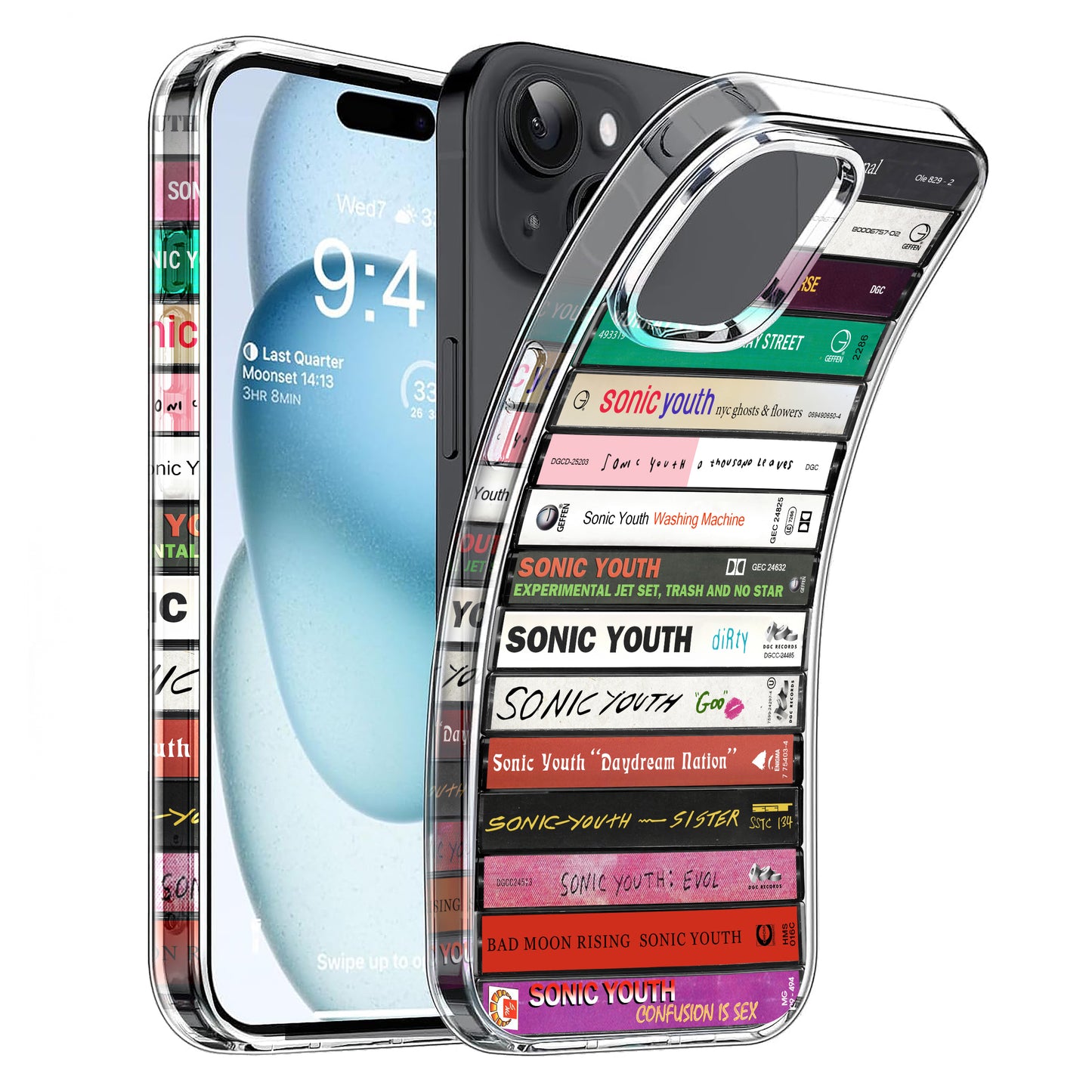 Sonic Youth Albums Cassette Collection Retro Phone Case