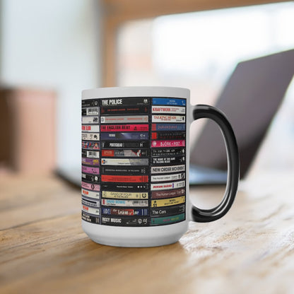 Classic New Wave & Electronic Tapes Accent Mug