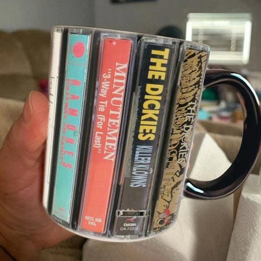 Classic Punk Cassette Bad Religion Accent Mug