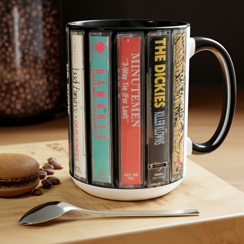 Classic Punk Cassette Bad Religion Accent Mug