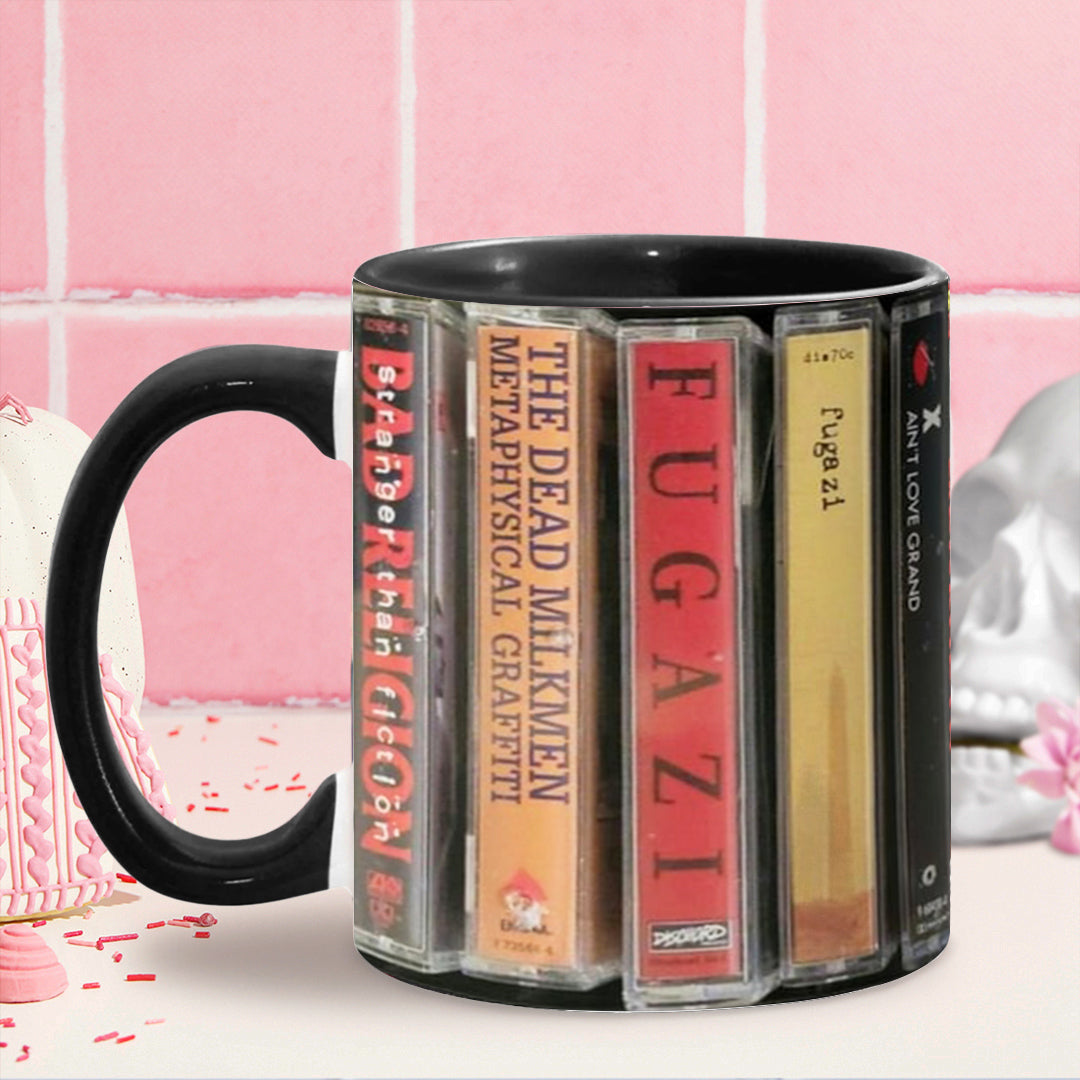 Classic Punk Cassette Bad Religion Accent Mug