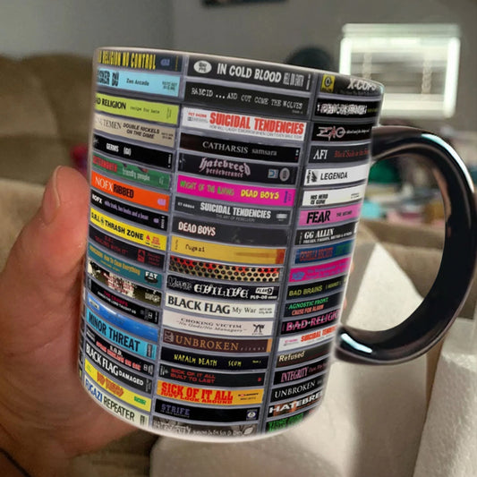 Classic Punk  Rock Version 2 Tapes Cassette Accent Mug