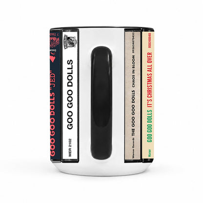 Goo Goo Dolls Albums Cassette Collection Retro Accent Mug