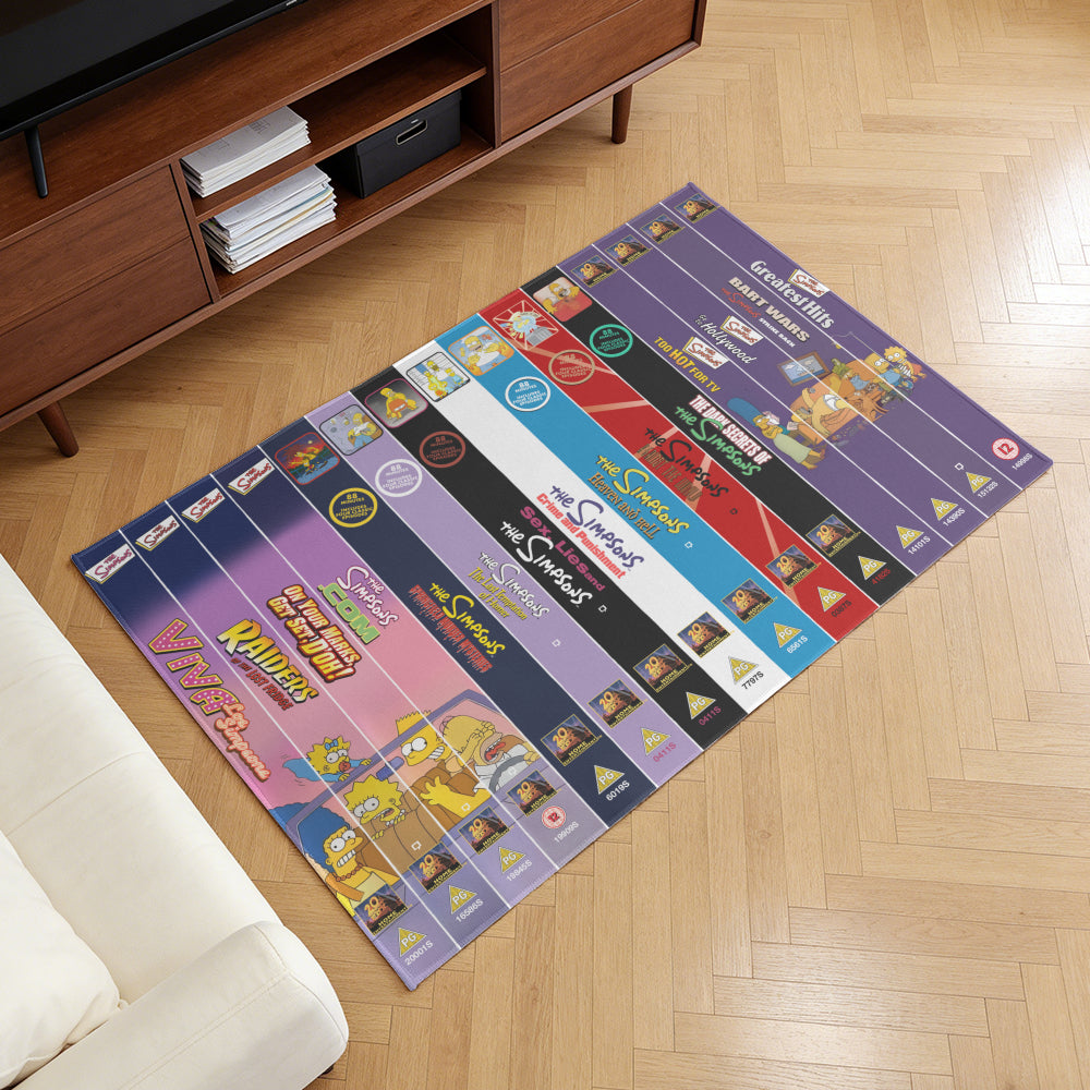 VHS Tape The Simpsons Classics Movies Indoor Rug
