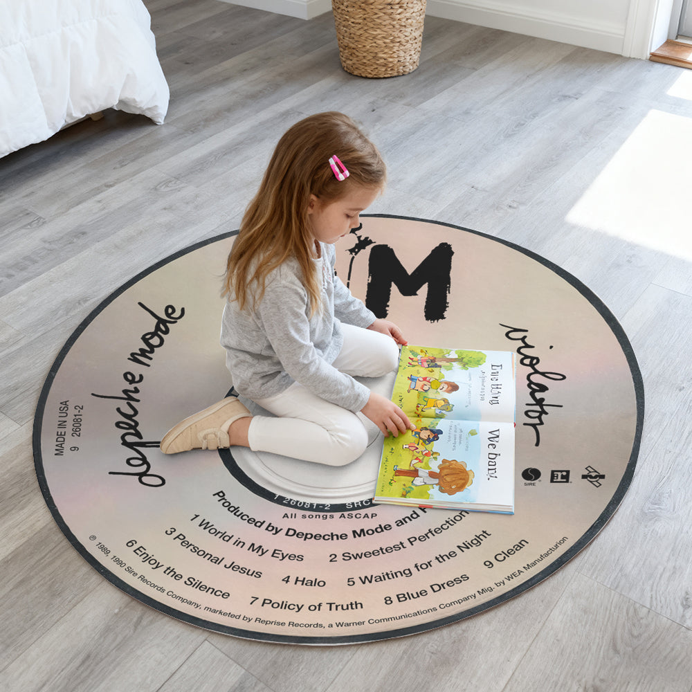 Depeche Mode – Violator Album Music CD Round Rug