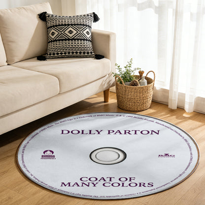 Coat of Many Colors - Dolly Parton Album Music CD Round Rug