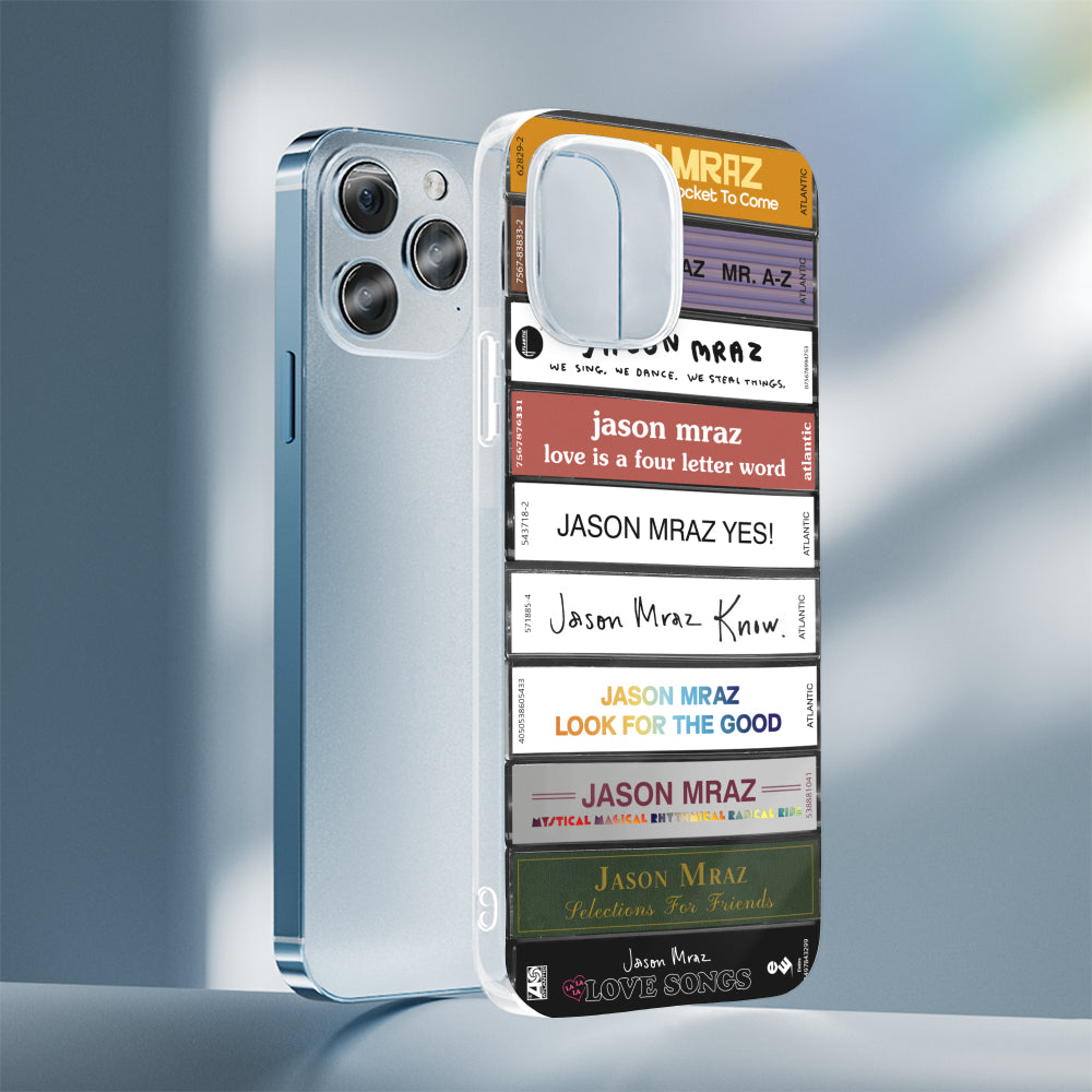 Jason Mraz Albums Cassette Collection Retro Phone Case