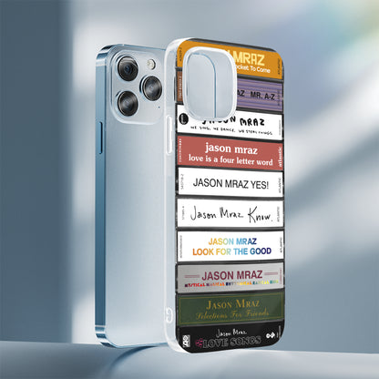 Jason Mraz Albums Cassette Collection Retro Phone Case