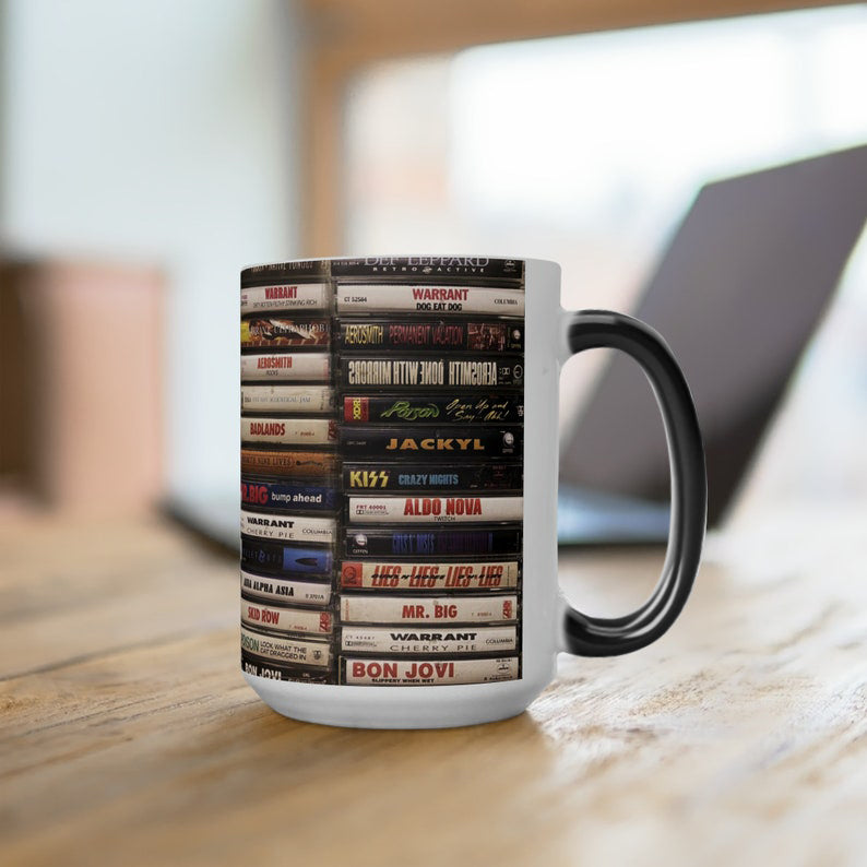 Heavy Metal Kings Classic Tapes Rock Accent Coffee Mugs