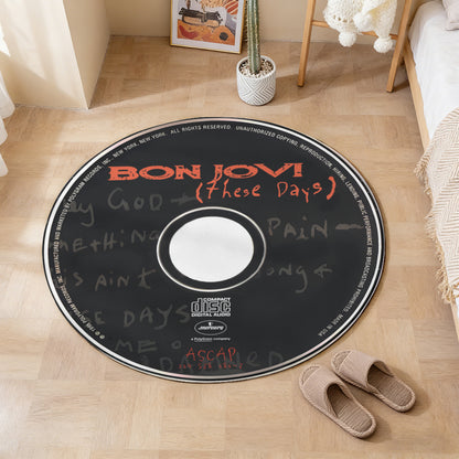 Bon Jovi – These Days Album Music CD Round Rug
