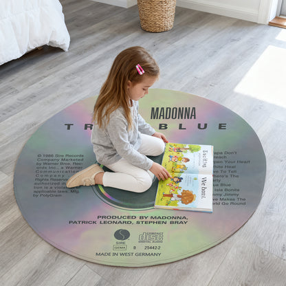 Madonna - True Blue Album Music CD Round Rug