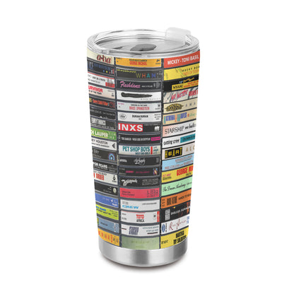 Classic 80s Single Tapes Cassette 20oz Tumbler
