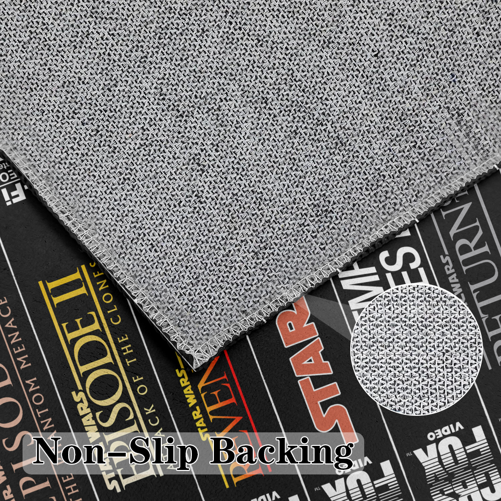 VHS Tape Classic Star Wars Series Movies Indoor Rug