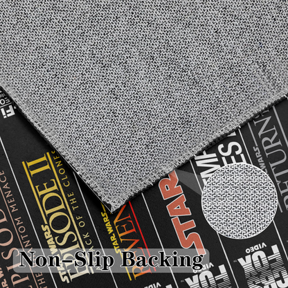 VHS Tape Classic Star Wars Series Movies Indoor Rug