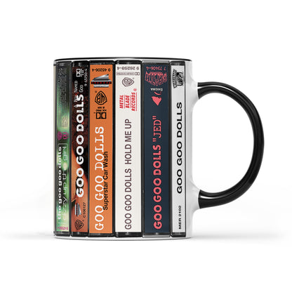 Goo Goo Dolls Albums Cassette Collection Retro Accent Mug