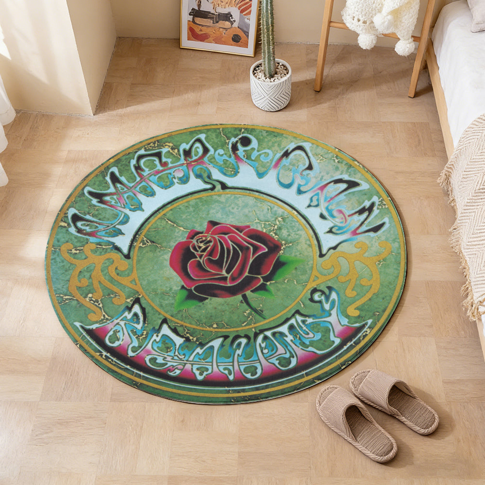 Grateful Dead – American Beauty Album Cover Round Rug