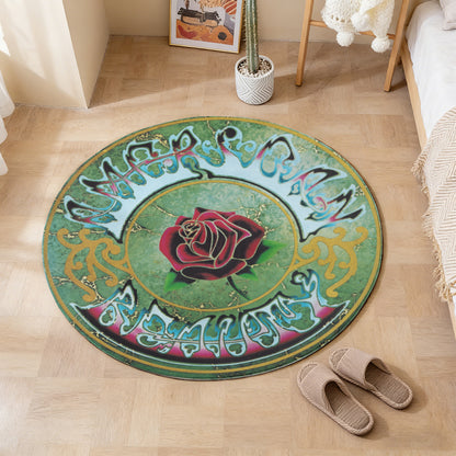 Grateful Dead – American Beauty Album Cover Round Rug