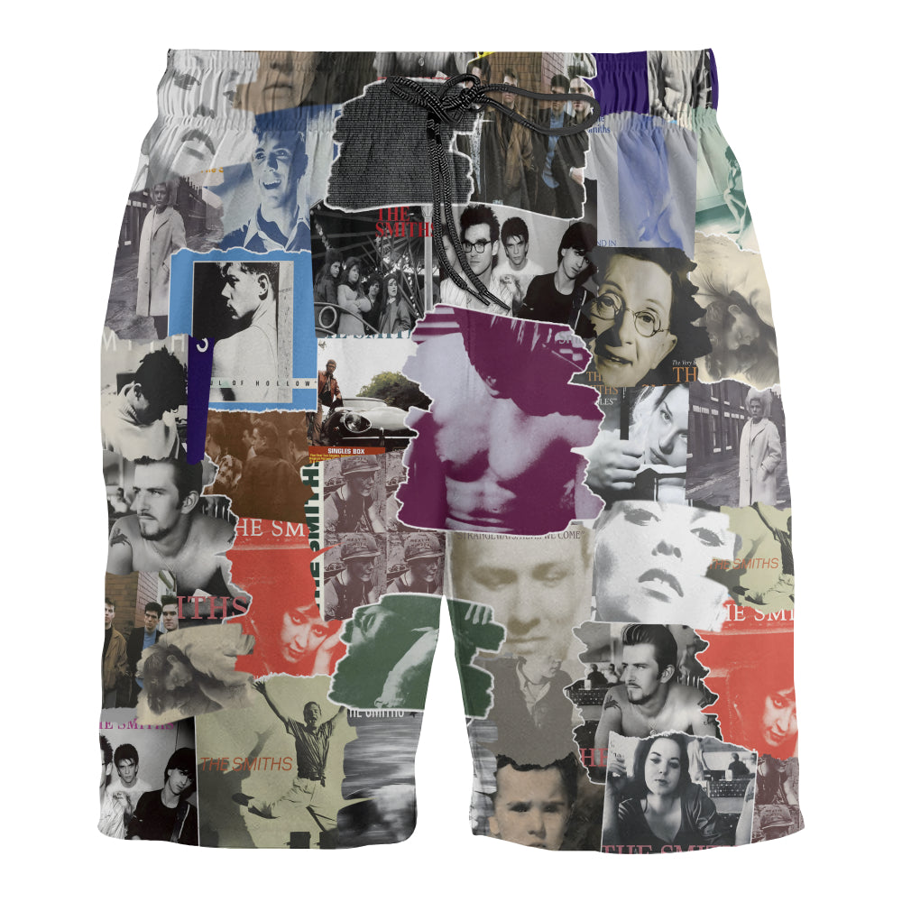 The Smiths Albums Covers Collage Unisex Hawaiian Shorts