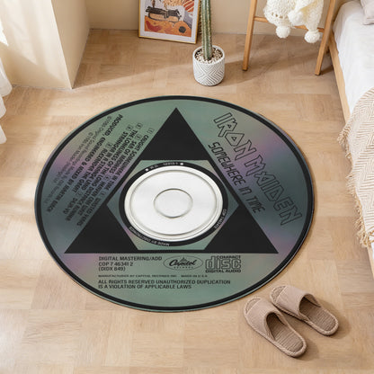 IM - Somewhere in Time Album Music CD Round Rug
