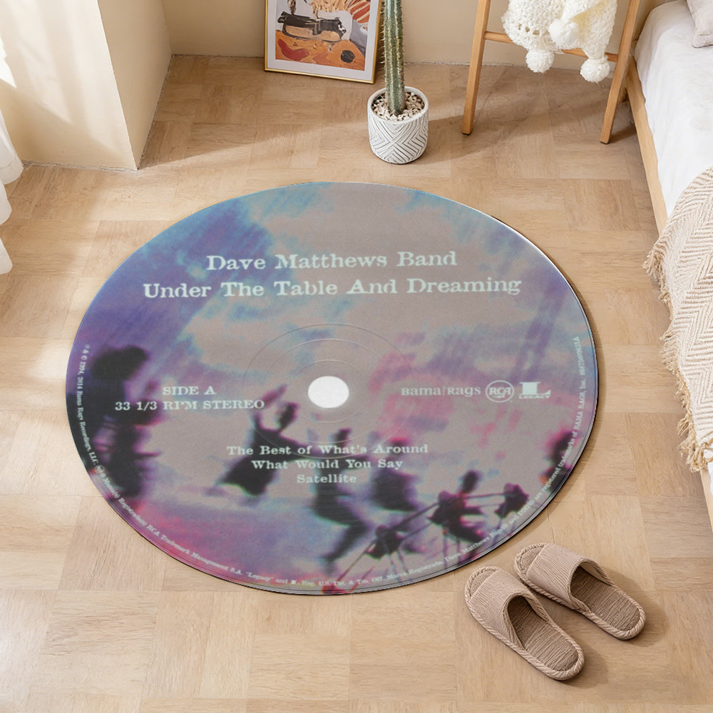 Dave Matthews Band - Under the Table and Dreaming Album Music LP Round Rug