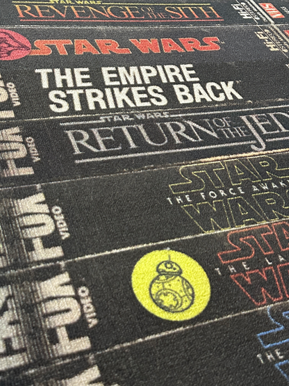 VHS Tape Classic Star Wars Series Movies Indoor Rug