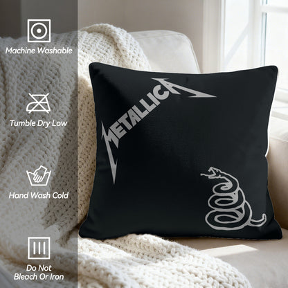 Metallica self-title Album Cover Canvas Pillow (Insert Included)