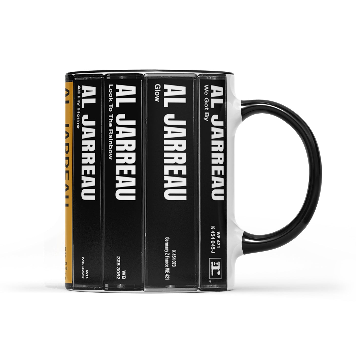 Al Jarreau Albums Cassette Collection Retro Accent Mug