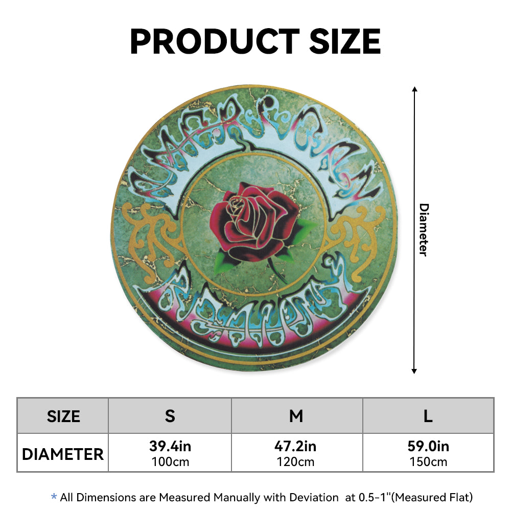 Grateful Dead – American Beauty Album Cover Round Rug
