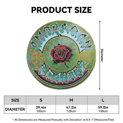 Grateful Dead – American Beauty Album Cover Round Rug
