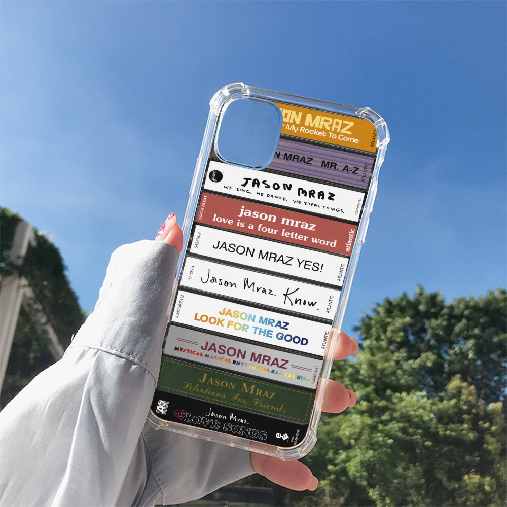 Jason Mraz Albums Cassette Collection Retro Phone Case