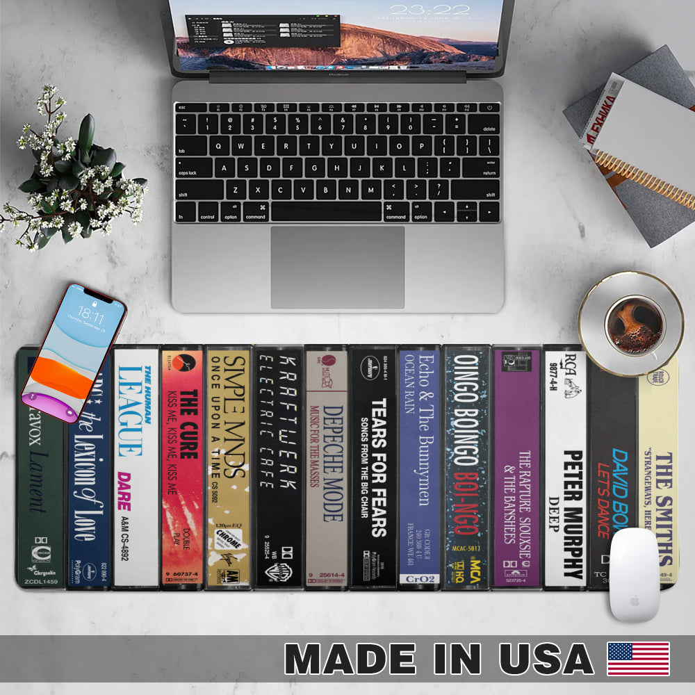 Custom Album Cassette Tape Desk Mat