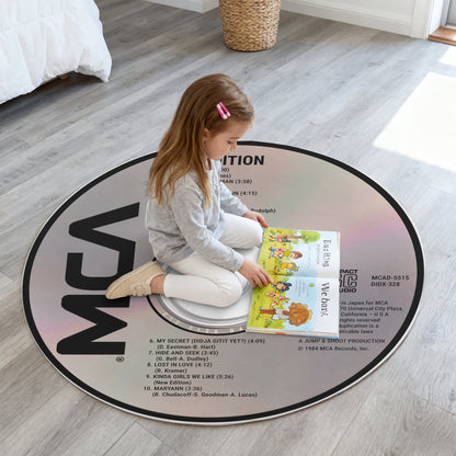 New Edition Album Music CD Round Rug