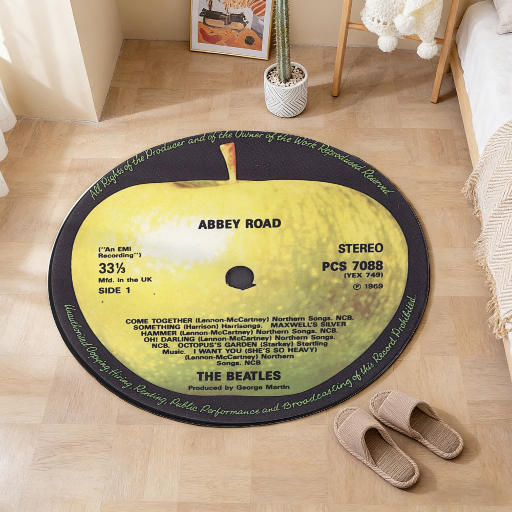 The Beatles – Abbey Road Album Music LD Round Rug