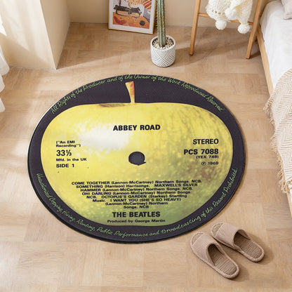 The Beatles – Abbey Road Album Music LD Round Rug