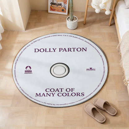 Coat of Many Colors - Dolly Parton Album Music CD Round Rug