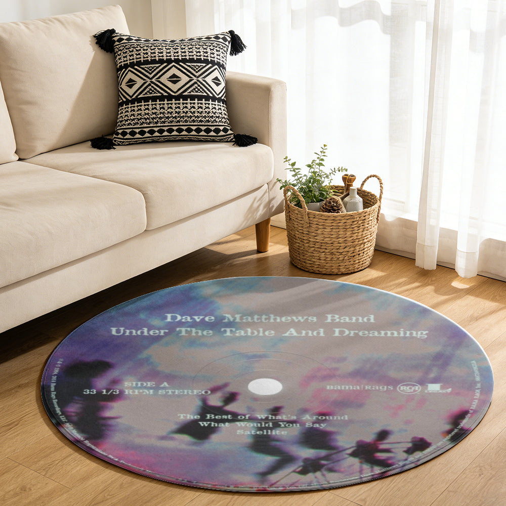 Dave Matthews Band - Under the Table and Dreaming Album Music LP Round Rug