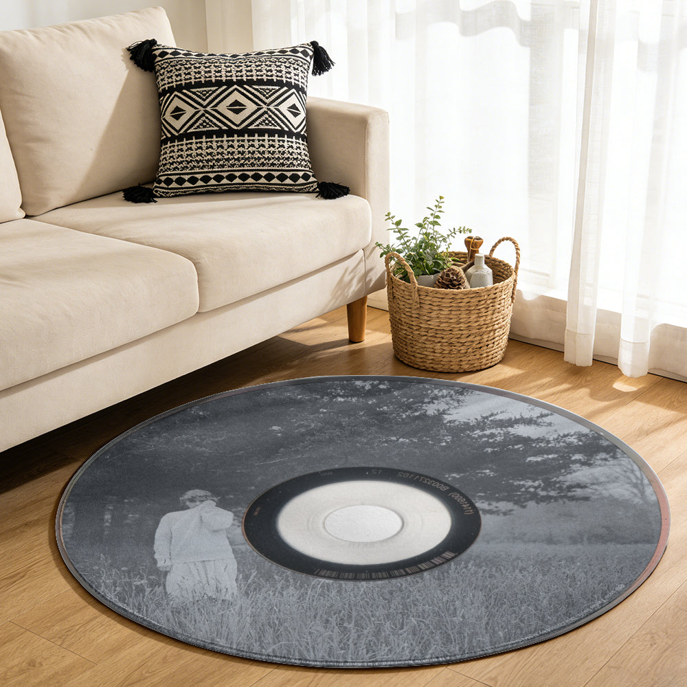 Folklore - Taylor Swift Album Music CD Round Rug