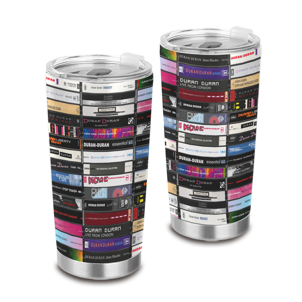 Duran Duran Albums Cassette Retro Collection 20oz Tumbler