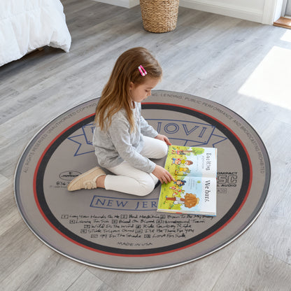 Bon Jovi – New Jersey Album Music CD Round Rug