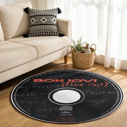 Bon Jovi – These Days Album Music CD Round Rug
