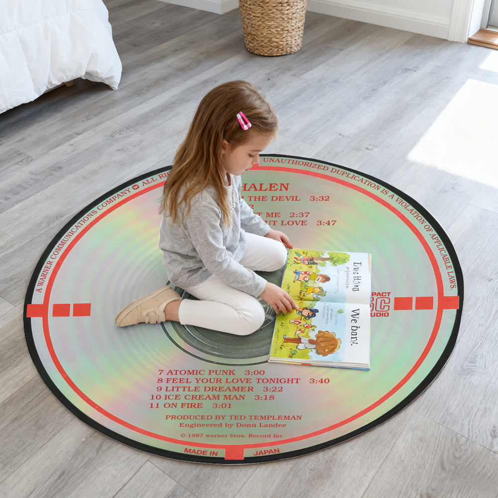 Van Halen Album Music CD Round Rug