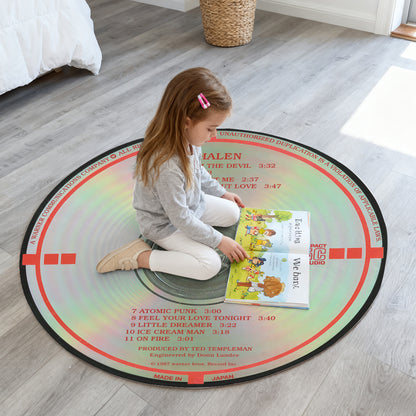 Van Halen Album Music CD Round Rug