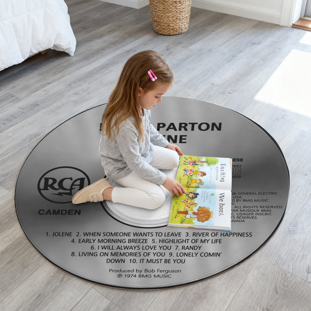 Jolene - Dolly Parton Album Music CD Round Rug
