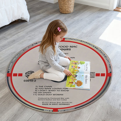 Fleetwood Mac - Rumours Album Music CD Round Rug